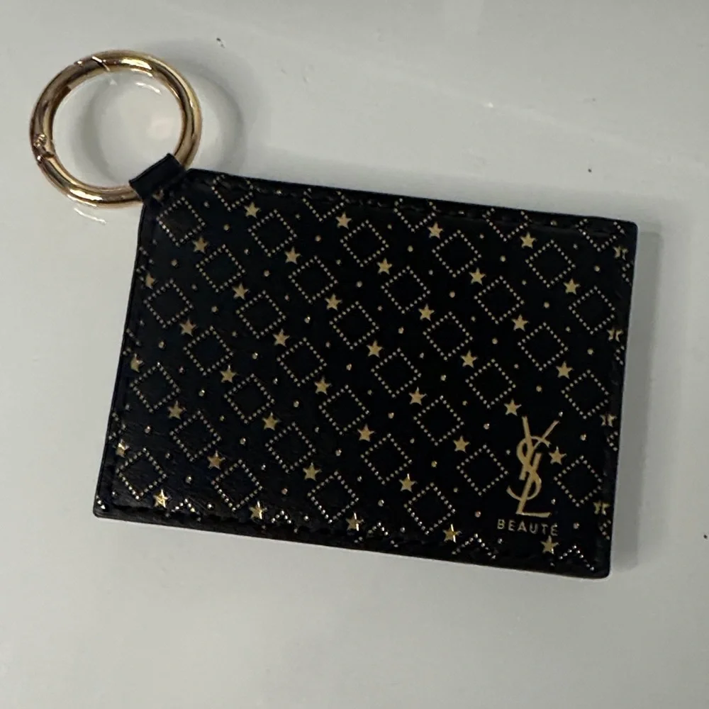 YSL Beauté Cream and Black Pouch with mirror